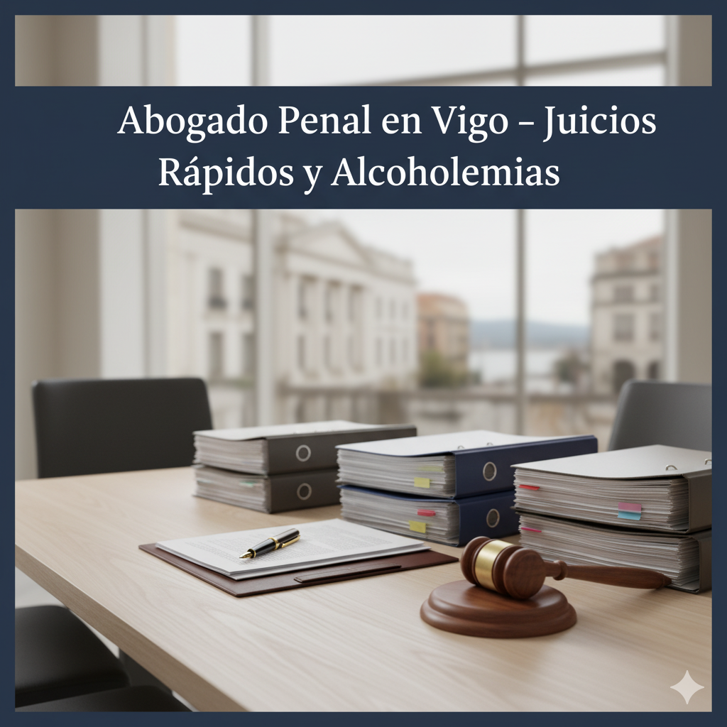 Abogado penal en Vigo, juicios rápidos y alcoholemia